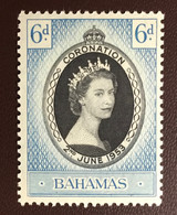 Bahamas 1953 Coronation MNH - 1859-1963 Crown Colony