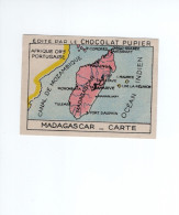 Chromo Afrique Africa Madagascar CARTE Colonies Françaises PUPIER 1930s TB - Autres & Non Classés