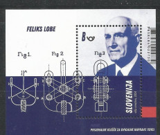 SI 2024-10 FELIKS LOBE, SLOVENIA, S/S, MNH - Slovénie