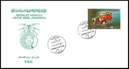 LIBYA 1984 Ford T Cars Automobiles America USA (FDC) - Voitures