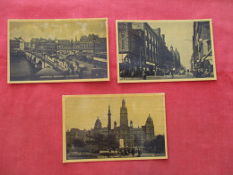 Lot Of 3 Cards.  Glasgow  Scotland > Lanarkshire / Glasgow V Ref 6369 - Lanarkshire / Glasgow