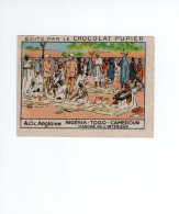 Chromo Afrique Africa Af Oc Anglaise Marché De L'Intérieur  PUPIER 1930s Bien - Other & Unclassified