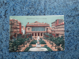 CPA  - MARSEILLE  -  PLACE DE LA BOURSE - Château D'If, Frioul, Iles ...