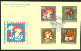 Albanie - 1990 - Champignons - YT 2219/22 - FDC - Albania