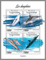 TOGO 2023 MNH Dolphins Delphine M/S – OFFICIAL ISSUE – DHQ2414 - Dolphins