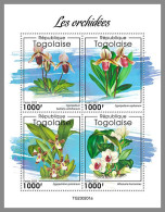 TOGO 2023 MNH Orchids Orchideen M/S – OFFICIAL ISSUE – DHQ2414 - Orchids