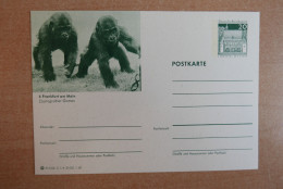 Postal Stationery, Monkey - Singes