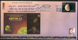 India 2024 ADITYA-L1 ISRO Launched First Solar Mission Of Bharat KARNAPEX Special Cover # 7173 - Asie