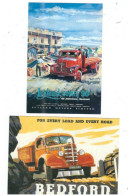 2 POSTCARDS TRUCK ADVERTISING - Vrachtwagens En LGV