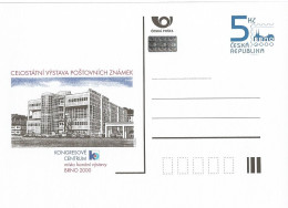 CDV 53 Czech Republic  Brno 2000 Stamp Exhibition Congress Centre 2000 - Postkaarten