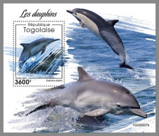 TOGO 2023 MNH Dolphins Delphine S/S – IMPERFORATED – DHQ2414 - Delfines