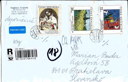 R Envelope 28 - 29 Czech Republic Joan Miro Gogh 1993 - Modernos