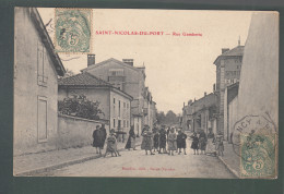 CP - 54 - Saint-Nicolas-du-Port - Rue Gambetta - Saint Nicolas De Port