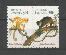 Indonesia 1996 Joint Issue With Australia Pair  Y.T. 1445/1446 ** - Indonesia