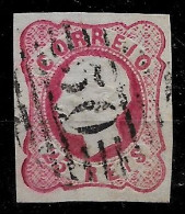 PORTUGAL 1862 D. LUIS I 25R CARIMBO (NP#94-P16-L9) - Oblitérés