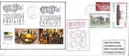 INDONESIA. UNIVERSAL EXPO MILANO 2015, Letter From The Indonesian Pavilion In Milano., Sent To Andorra (Principality) - Indonesia