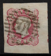 PORTUGAL 1862 D. LUIS I 25R CARIMBO (NP#94-P17-L1) - Usati