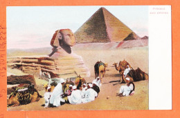 17355 / ⭐ ◉ Lichtenstern & Harari N° 20 Cairo ◉ Pyramid And Sphynx ◉ GIZEH Pyramide Et Sphinx 1905s ◉ Egypte Egypt  - Sphinx