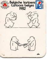 Sb7	Stella Artois	Cartoons Belges 1982	Belgische Kartoens - Sotto-boccale