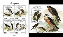 Togo 2023, Animals, Birds Of Prey, 4val In BF +BF - Adler & Greifvögel