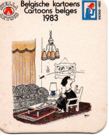 Sb16	Stella Artois	Cartoons Belges 1983	Belgische Kartoens - Sotto-boccale