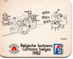 Sb10	Stella Artois	Cartoons Belges 1982	Belgische Kartoens - Sotto-boccale