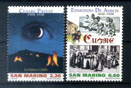 2008 SAN MARINO SET MNH ** 2210/2211 Scrittori - Unused Stamps