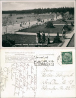 Neustädtel-Schneeberg (Erzgebirge) Strandbad Am Neustädter See 1937 - Schneeberg