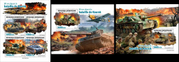 Centrafrica 2023, WWII, Battle Of Kursk, Tank, 4val In BF +2BF - Seconda Guerra Mondiale