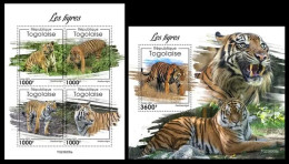 Togo  2023 Tigers. (205) OFFICIAL ISSUE - Roofkatten