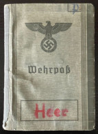 Deutschland, Germany - Deutsches Reich - Wehrpaß - Heer - 1940 ! - 1939-45