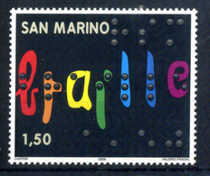 2009 SAN MARINO SET MNH ** 2234 200° Ann. Nascita Di Louis Braille - Nuovi