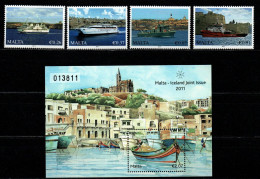 Malta 2011 - Mi.Nr. 1687 - 1690 + Block 50 - Postfrisch MNH - Schiffe Ships - Bateaux