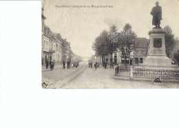 Eeklo: Standbeeld -Ledeganck En Breughelstraat Verstuurd Naar Nederland 1915 - Eeklo