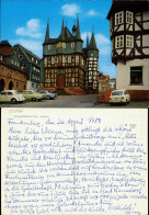 Ansichtskarte Frankenberg (Eder) Rathaus, Auto - VW Käfer 1988 - Frankenberg (Eder)