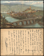 Ansichtskarte Bingen Am Rhein Burg Mit Burg Klopp Und Drususbrücke 1914 - Bingen