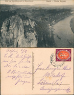 Ansichtskarte Rathen Blick Von Der Bastei Nach Der Steinschleuder 1918 - Rathen