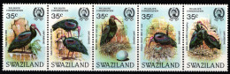 Swasiland 449-453 Postfrisch Vögel #NE928 - Swaziland (1968-...)