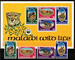 Malawi Block 52 + 297-300 Postfrisch Wildtiere #NE945 - Malawi (1964-...)