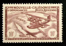 1943 NOUVELLE CALEDONIE POSTE AERIENNE 10F - NEUF** - Ongebruikt