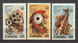 Canada 1976. JJ OO Montreal . Sc=684-86 (**) - Neufs