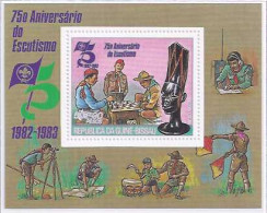 Chess Guinea Bissau 1982 - 75 Aniv Scout (**) - Schaken