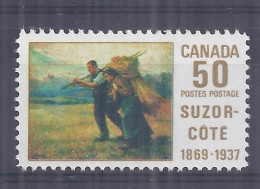 Canada 1969. Aurele De Foy Suzor-Cote . Sc=492 (**) - Nuevos