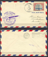 First Flight - 1928 New Orleans - Houston - Event Covers