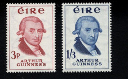 2000382818 1959  SCOTT 171 172 (XX) POSTFRIS  MINT NEVER HINGED -  ARTHUR GUINNESS - BICENTENARY GUINNESS BREWERY - Unused Stamps