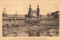 FRANCE - Dieppe - Le Casino Vu De La Plage à Marée Basse - Animé - Carte Postale Ancienne - Dieppe