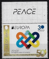 ISLE Of MAN /INSEL MAN /EILAN MAN - 50th ANNIVERSARY And  EUROPA 2023 -"PEACE".-  SERIE De 1 V + VIÑETA 2 - - 2023