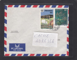 LETTRE AVEC TIMBRES "BOEUFS/PLANTE MEDICINALE". - Covers & Documents