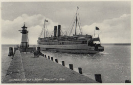 Sassnitz - Fahrschiff U.Mole , Leuchtturm Lighthouse - Sassnitz