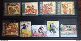 India - 2008 - 17 Different Commemorative Stamps. - USED. ( D ).- Condition As Per Scan. ( OL 16.10.18 ) - Used Stamps